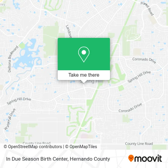 In Due Season Birth Center map