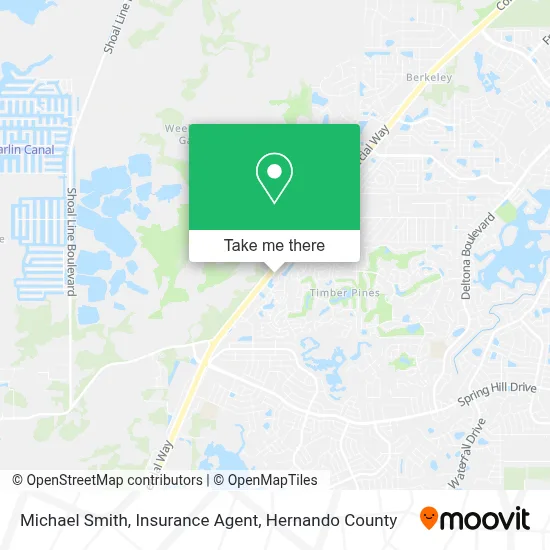 Michael Smith, Insurance Agent map