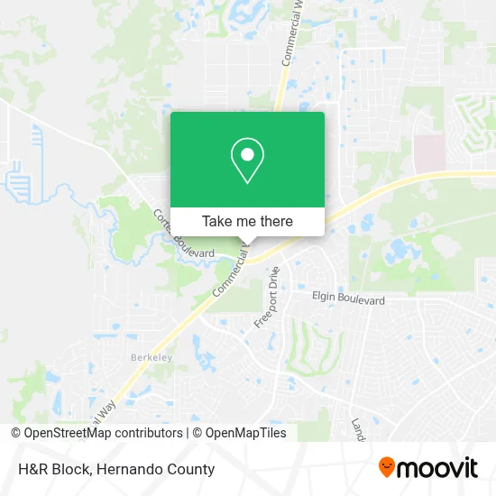 H&R Block map