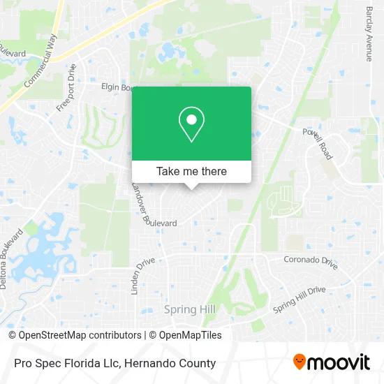 Pro Spec Florida Llc map