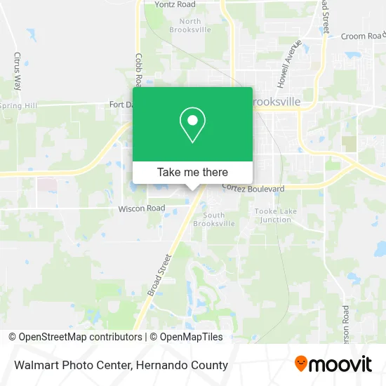 Walmart Photo Center map