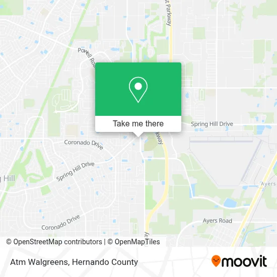 Atm Walgreens map