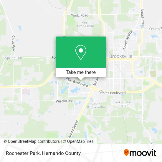Rochester Park map