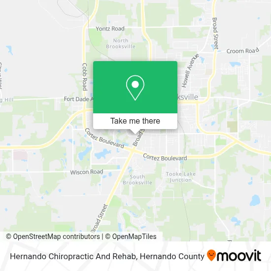 Hernando Chiropractic And Rehab map