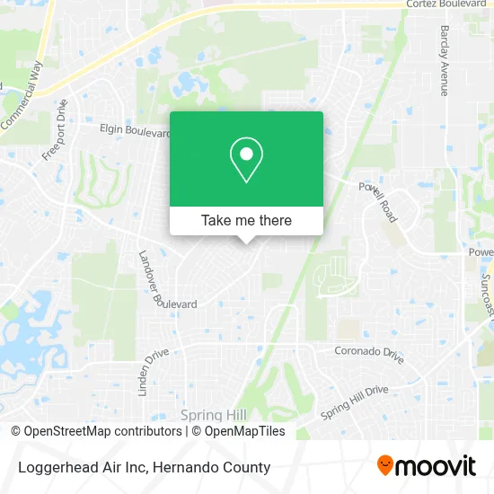 Loggerhead Air Inc map