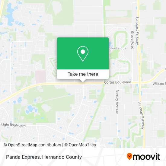 Panda Express map