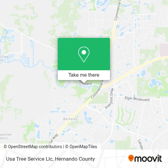 Usa Tree Service Llc map