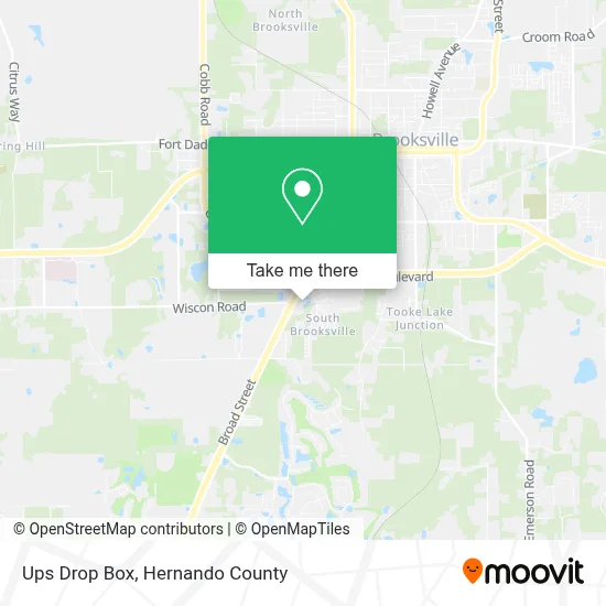 Ups Drop Box map