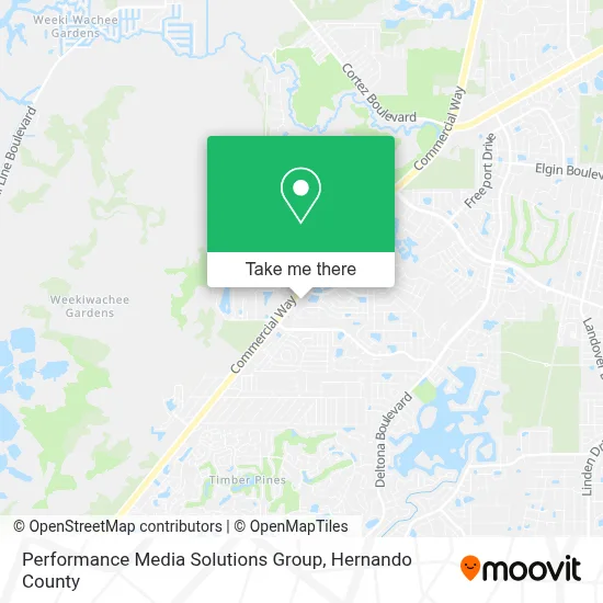 Performance Media Solutions Group map