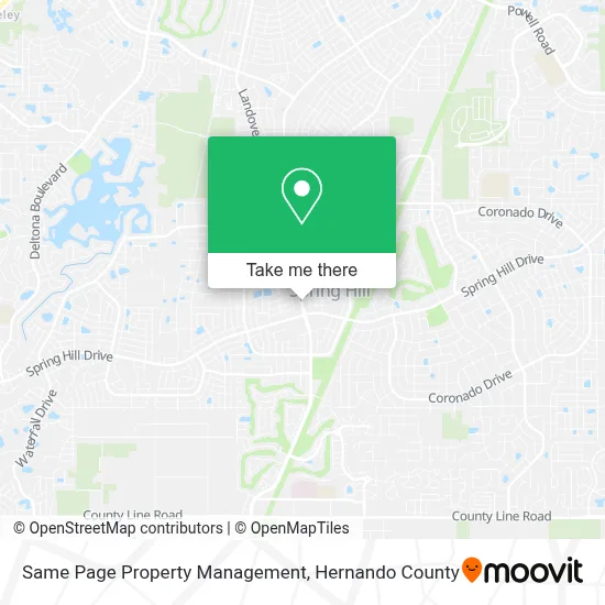 Same Page Property Management map