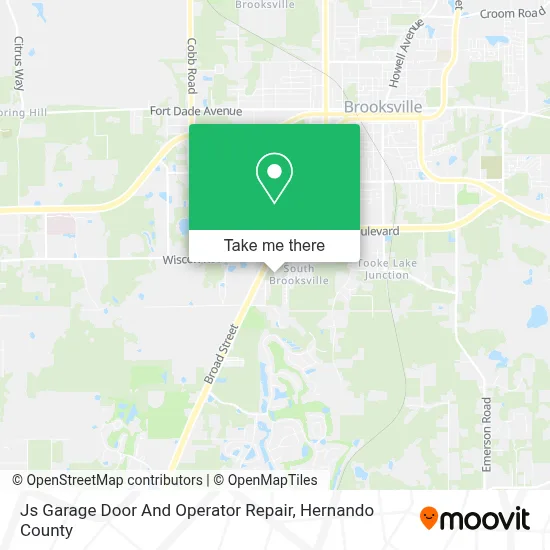 Js Garage Door And Operator Repair map