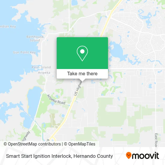 Smart Start Ignition Interlock map