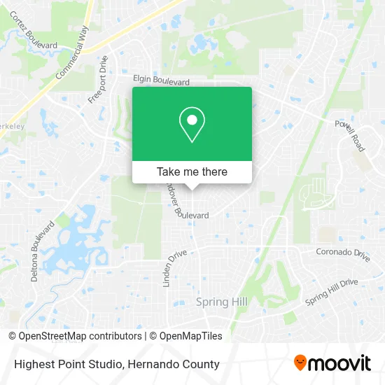 Highest Point Studio map