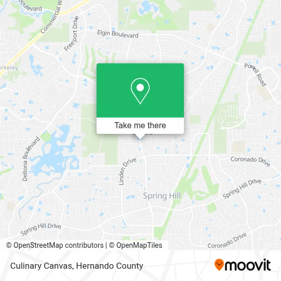 Culinary Canvas map