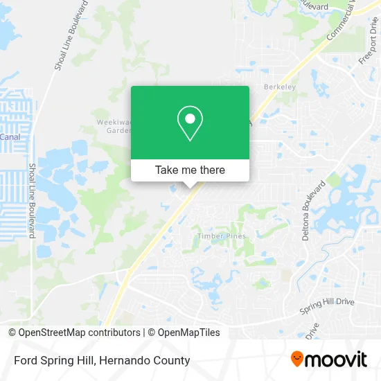Ford Spring Hill map