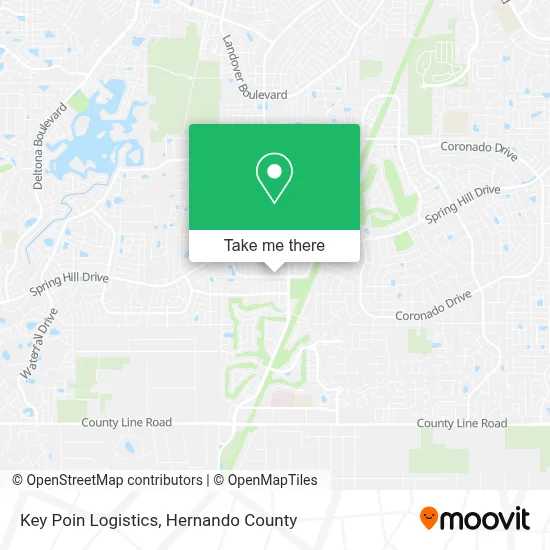 Key Poin Logistics map
