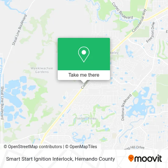 Smart Start Ignition Interlock map