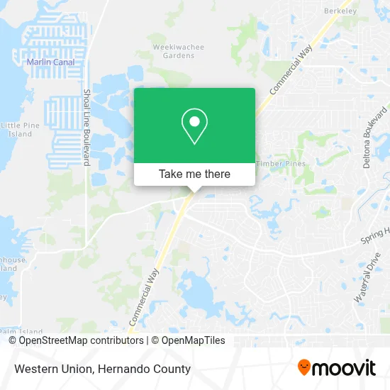 Western Union map
