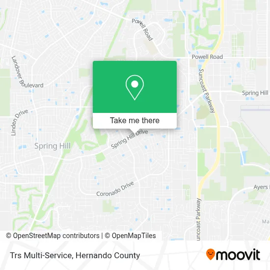Trs Multi-Service map