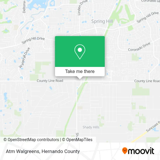 Atm Walgreens map