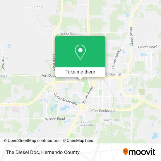 The Diesel Doc map