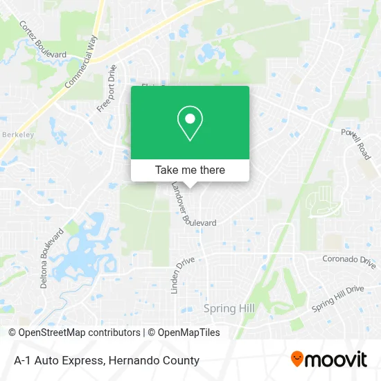 A-1 Auto Express map