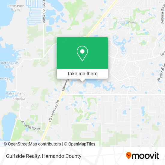 Gulfside Realty map
