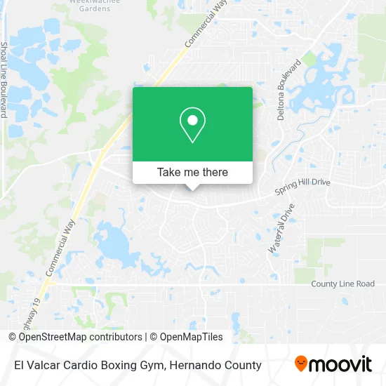 El Valcar Cardio Boxing Gym map