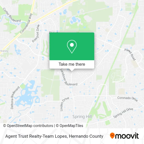 Agent Trust Realty-Team Lopes map
