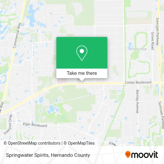 Springwater Spirits map