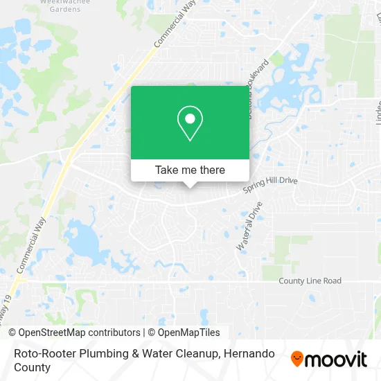 Roto-Rooter Plumbing & Water Cleanup map