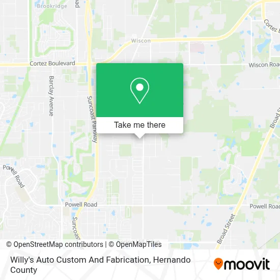 Willy's Auto Custom And Fabrication map