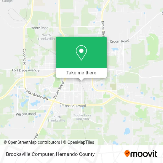 Brooksville Computer map