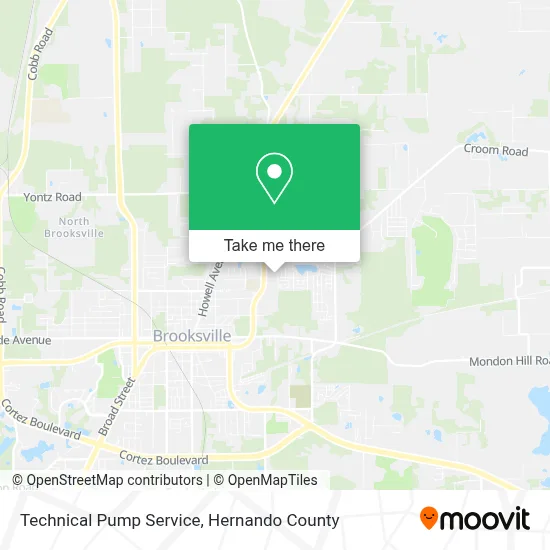 Technical Pump Service map