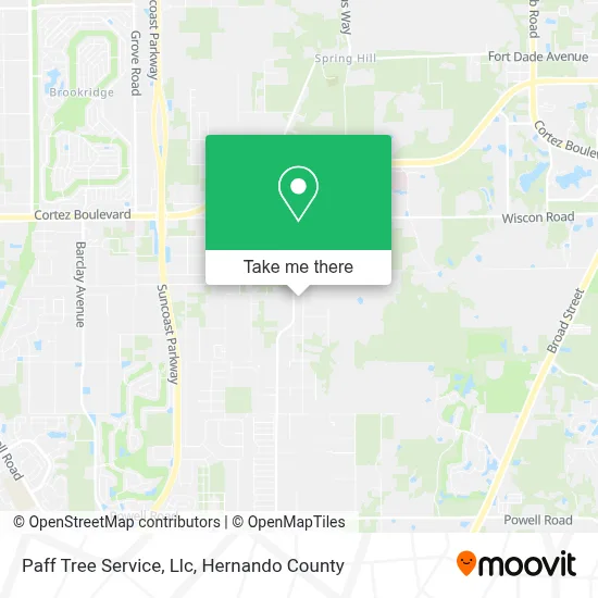 Paff Tree Service, Llc map