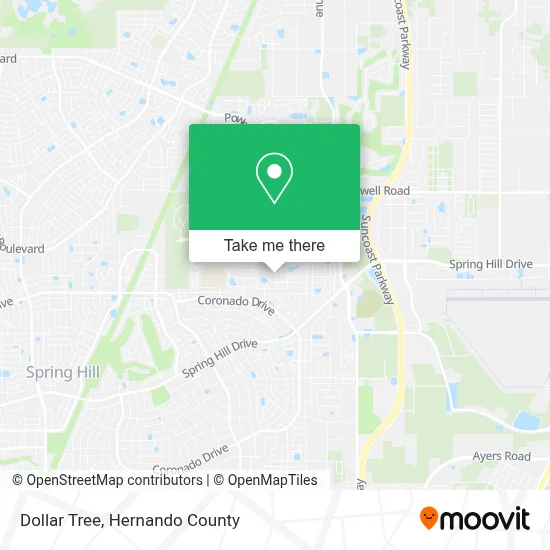 Dollar Tree map