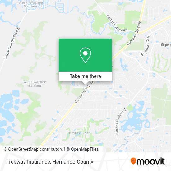 Freeway Insurance map