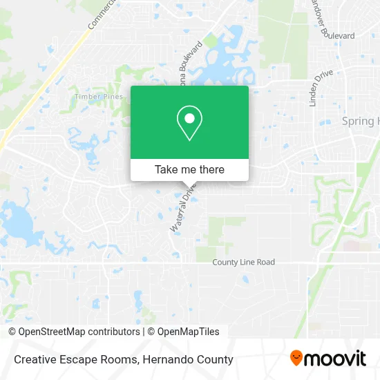 Creative Escape Rooms map