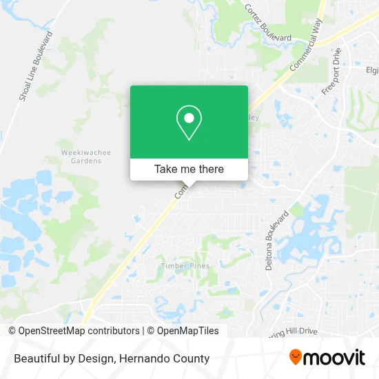 Beautiful by Design map