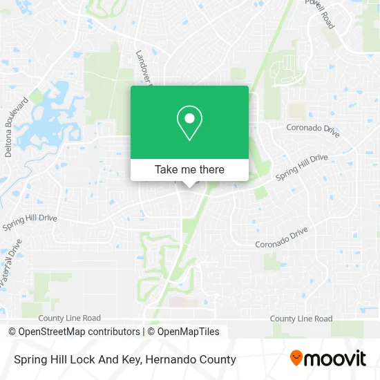 Spring Hill Lock And Key map