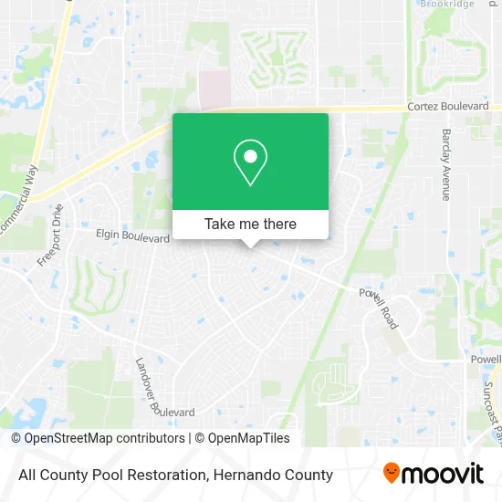 All County Pool Restoration map