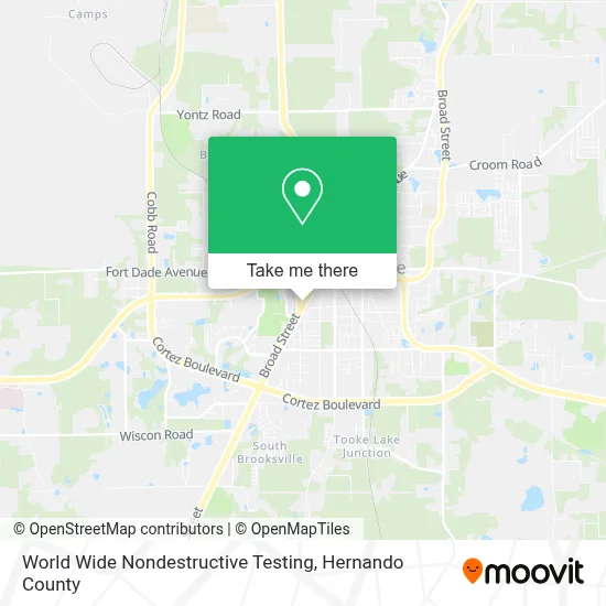 World Wide Nondestructive Testing map
