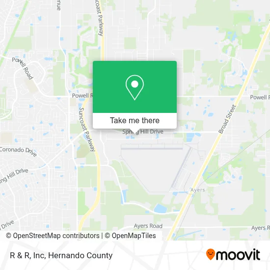 R & R, Inc map