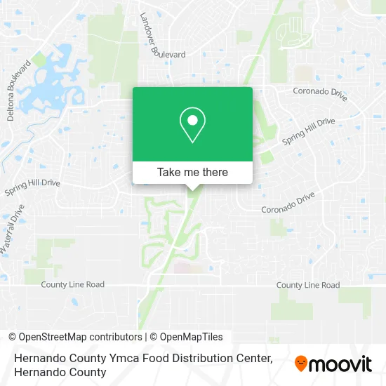 Hernando County Ymca Food Distribution Center map