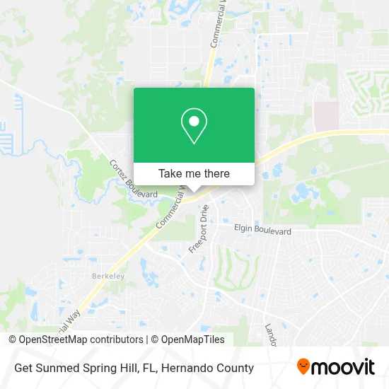 Get Sunmed Spring Hill, FL map