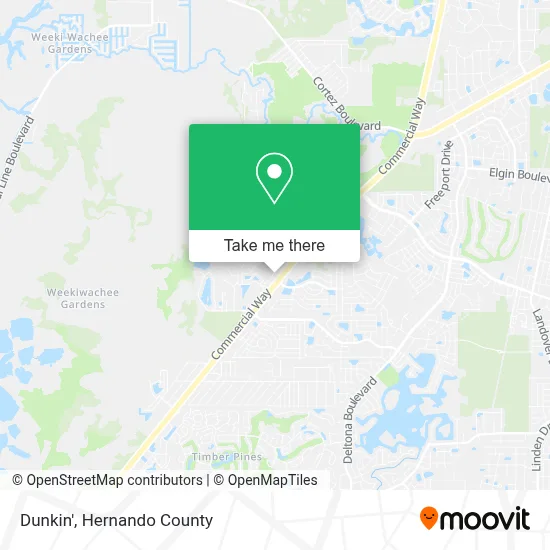 Dunkin' map