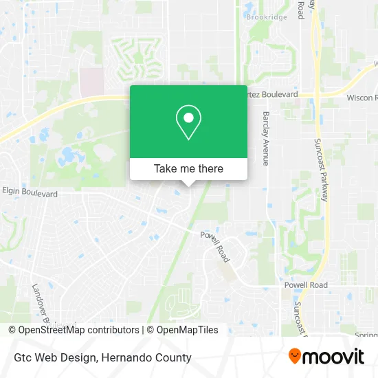 Gtc Web Design map