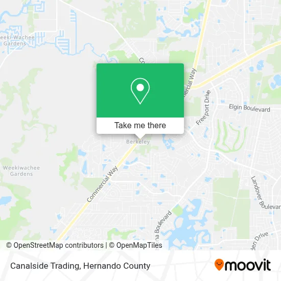 Canalside Trading map