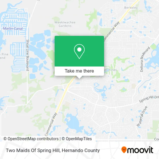 Two Maids Of Spring Hill map