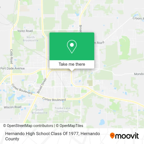 Hernando High School Class Of 1977 map